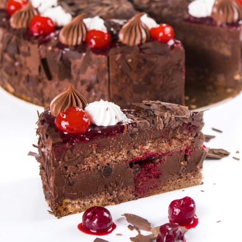 Cake With Forest Fruits